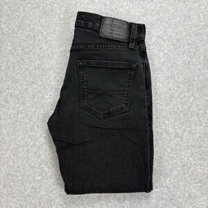 Levi Strauss Signature Slim Jeans Mens 29x30 Black Denim Classic Casual Fit